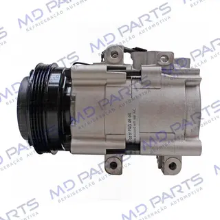 Compressor Modelo Halla HS18 Kia Sorento EX / LX V6 3.5L Mês 06 de 2002 a Mês 08 de 2006 - 12 Volts Polia 4pk 117mm