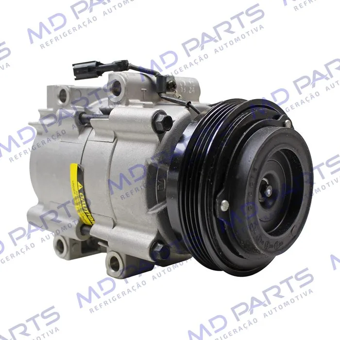 Compressor Modelo Halla HS18 Kia Sorento EX / LX V6 3.5L Mês 06 de 2002 a Mês 08 de 2006 - 12 Volts Polia 4pk 117mm — foto 4