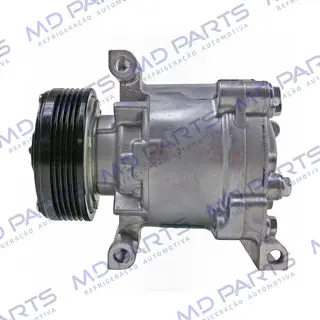 Compressor Fiat Grand Siena Tetrafuel 2013 Até 2016 / Bravo T-Jet - 12 Volts Polia 5pk 95mm OEM: 51873922