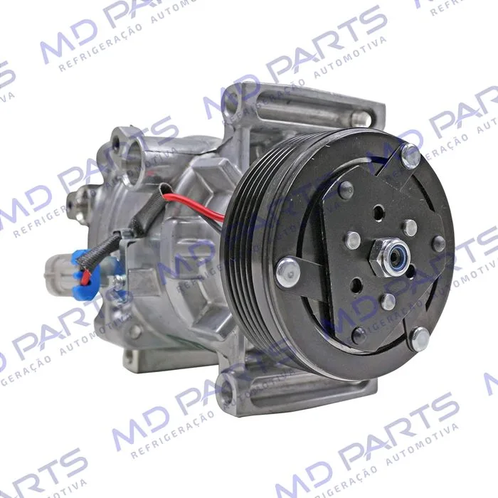 Compressor Fiat Grand Siena Tetrafuel 2013 Até 2016 / Bravo T-Jet - 12 Volts Polia 5pk 95mm OEM: 51873922 — foto 4
