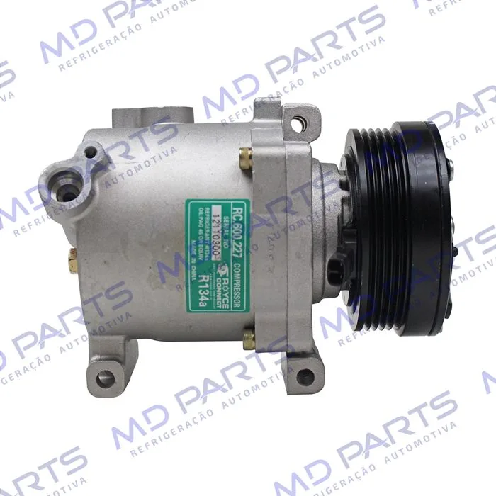 Compressor Modelo Denso Scroll SCSB06C Fiat Uno Fire / Punto 1.4 2004> - 12 Volts Polia 5pk 100mm — foto 5
