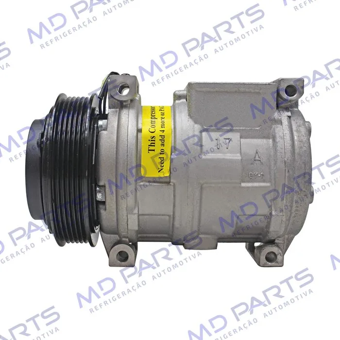 Compressor Modelo 10PA17 Mercedes Benz Sprinter R134a - 12 Volts Polia 6pk 120 mm