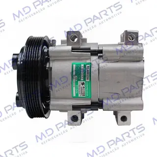 Compressor Fic Ford FS10 / FX15 Ranger / Fiesta / Ka / Escort / Mondeo R134a - 12 Volts Polia 6pk 144mm