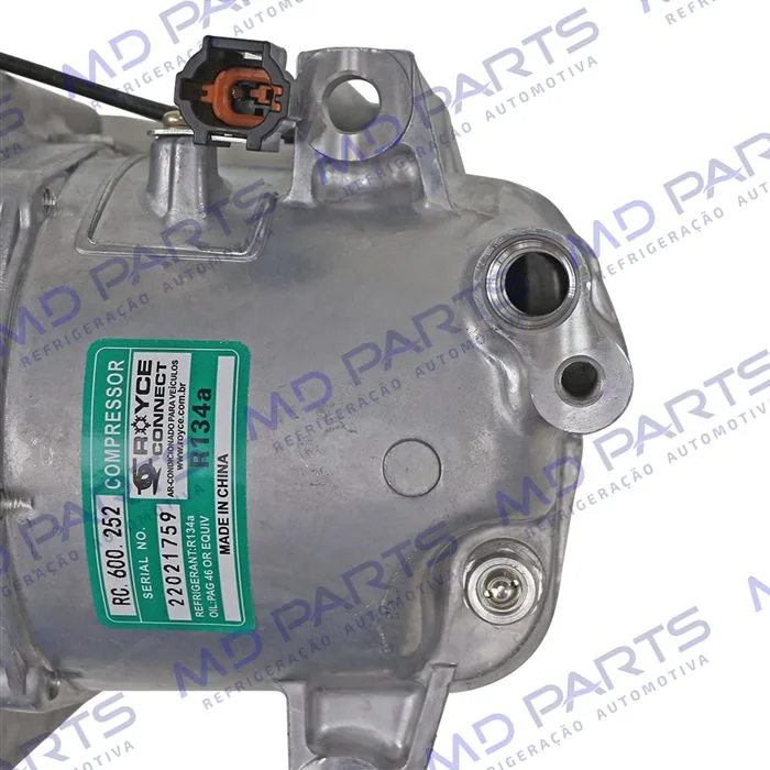 Compressor Modelo Calsonic Nissan Frontier Motor 2.5 2008 Até 2012 - 12 Volts Polia 7pk 137mm OEM: 92600EB40E — foto 7