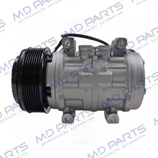 Compressor Modelo 10P15 Caminhão Mercedes Benz Accelo A815/ L98/ Volkswagen Constellation/ Titan 18310 R134a - 24 Volts Polia 8pk 120mm OEM: A9042300811/ 2R2820803C