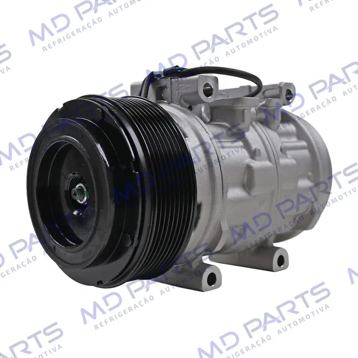 Compressor Modelo 10P15 Caminhão Mercedes Benz Accelo A815/ L98/ Volkswagen Constellation/ Titan 18310 R134a - 24 Volts Polia 8pk 120mm OEM: A9042300811/ 2R2820803C — foto 2