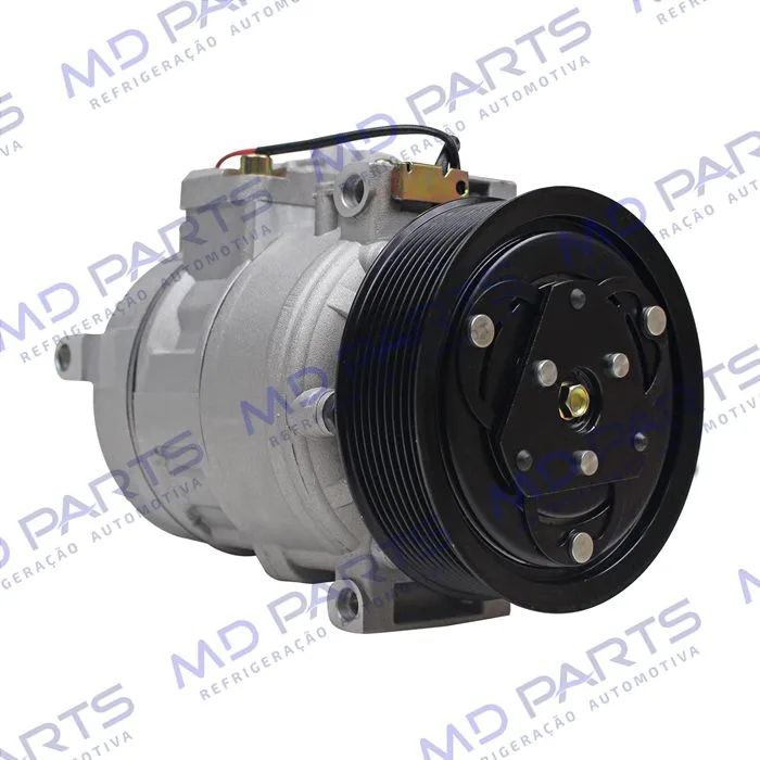 Compressor Modelo Denso 7SBU16C Caminhão Mercedes Benz Actros 4844 2009 Até 2014 - 24 Volts Polia 9pk 129mm OEM: A5412301211/ 447190-5530 — foto 4