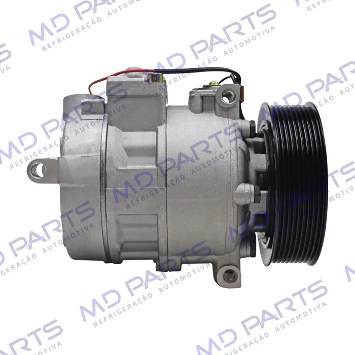 Compressor Modelo Denso 7SBU16C Caminhão Mercedes Benz Actros 4844 2009 Até 2014 - 24 Volts Polia 9pk 129mm OEM: A5412301211/ 447190-5530 — foto 5