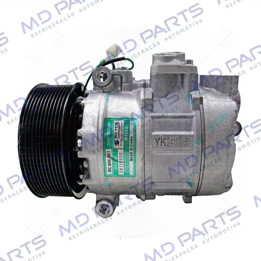 Compressor Modelo Denso 7SBU16C Caminhão Mercedes Benz Actros - 24 Volts Polia 11pk 135mm
