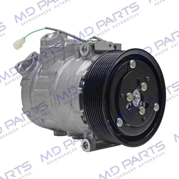 Compressor Modelo Denso 7SBU16C Caminhão Mercedes Benz Axor - 24 Volts Polia 9pk 135mm OEM: 4572300111/ A0002343711 — foto 4