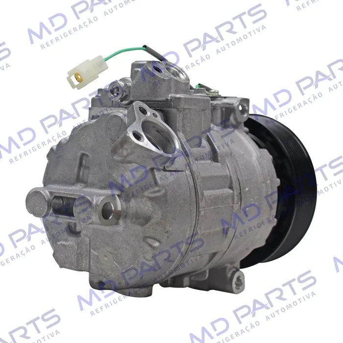 Compressor Modelo Denso 7SBU16C Caminhão Mercedes Benz Axor - 24 Volts Polia 9pk 135mm OEM: 4572300111/ A0002343711 — foto 6