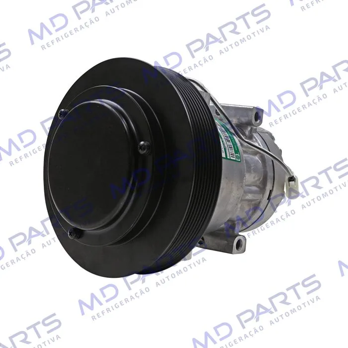Compressor SANDEN AA7H15AA Original 4116U Caminhão Volvo FM/ FMX / FH 2008 Até 2019 - 24 Volts Polia 8pk 180mm OEM: 84094705/ 20587125/ 85000458 — foto 2