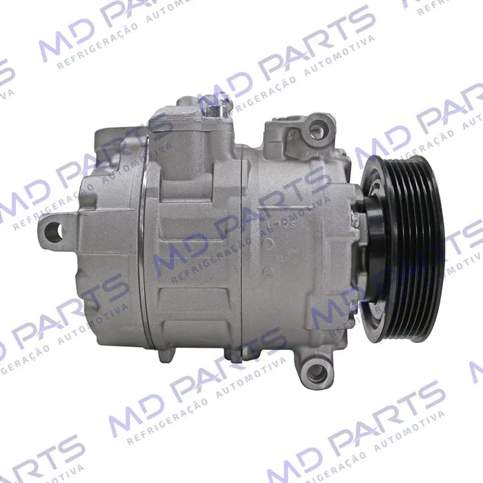 Compressor Modelo Denso 7SEU17C-ND1 Volkswagen Amarok Diesel - 12 Volts Polia 6pk 110mm OEM: 4471901350 — foto 4