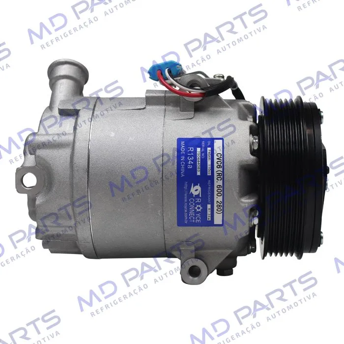 Compressor CVC 9045 125cc Chevrolet Astra/ Vectra 2006> - 12 Volts Polia 6pk 110mm OEM: 93380698 — foto 5