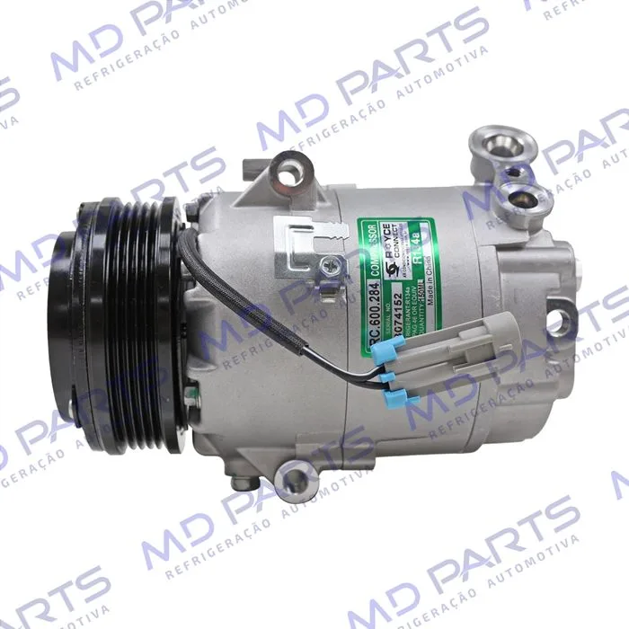 Compressor CVC 125cc Chevrolet Corsa/ Meriva/ Montana/ Fiat Stilo/ Idea/ Palio/ Punto 1.8 2002> - 12 Volts Polia 5pk 105mm