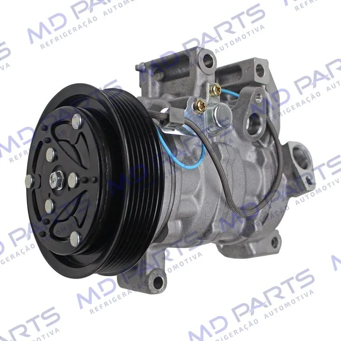 Compressor Modelo Denso Honda HRV 2015>/ Civic 1.8/2.0 2014 Até 2016 - 12 Volts Polia 6pk 125mm — foto 2