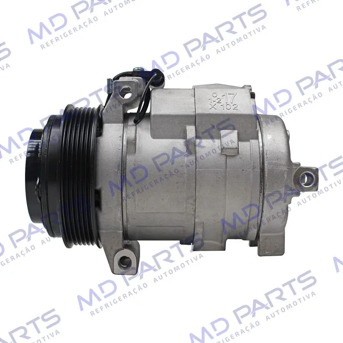 Compressor Modelo Denso 10S17C Mercedes Benz Sprinter 2013> Lado Direito do Motor - 12 Volts Polia 6pk 121mm OEM: A0002344011