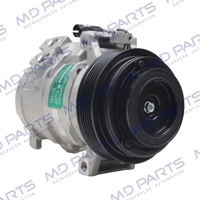 Compressor Modelo Denso 10S17C Mercedes Benz Sprinter 2013> Lado Direito do Motor - 12 Volts Polia 6pk 121mm OEM: A0002344011 — foto 4