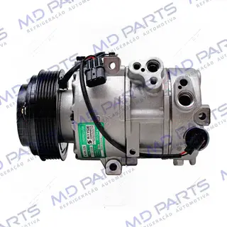 Compressor Modelo DVE16 Kia Sportage 2013> / Hyundai IX35 2013> Flex - 12 Volts Polia 6pk 119mm OEM: DWB977012S602