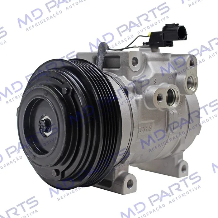 Compressor Hyundai HB20 1.0 - 12 Volts Polia 5pk 121mm OEM: 977011S000 — foto 2