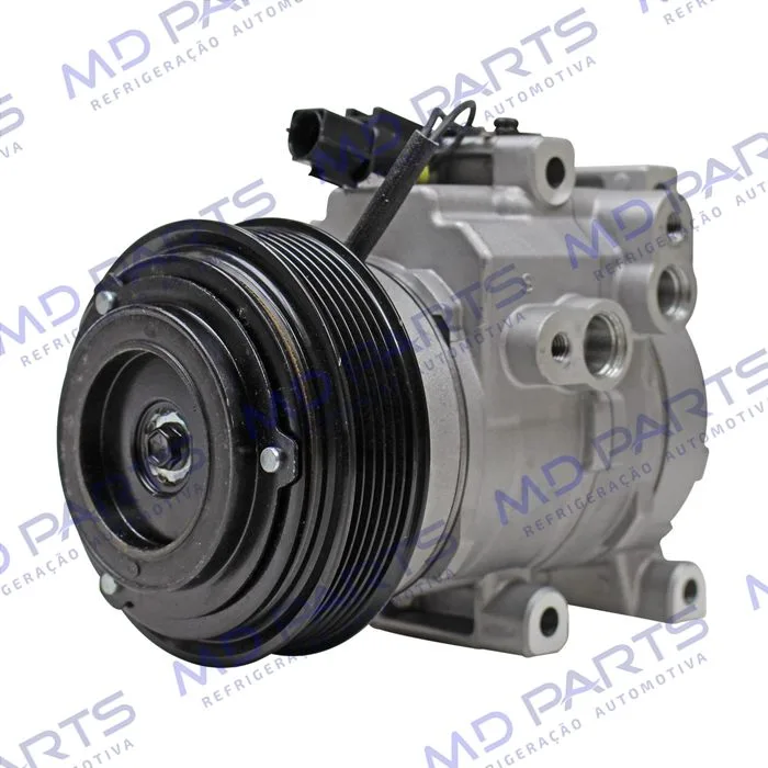 Compressor Modelo DF13 Hyundai HB20 1.6 - 12 Volts Polia 6pk 117mm — foto 2