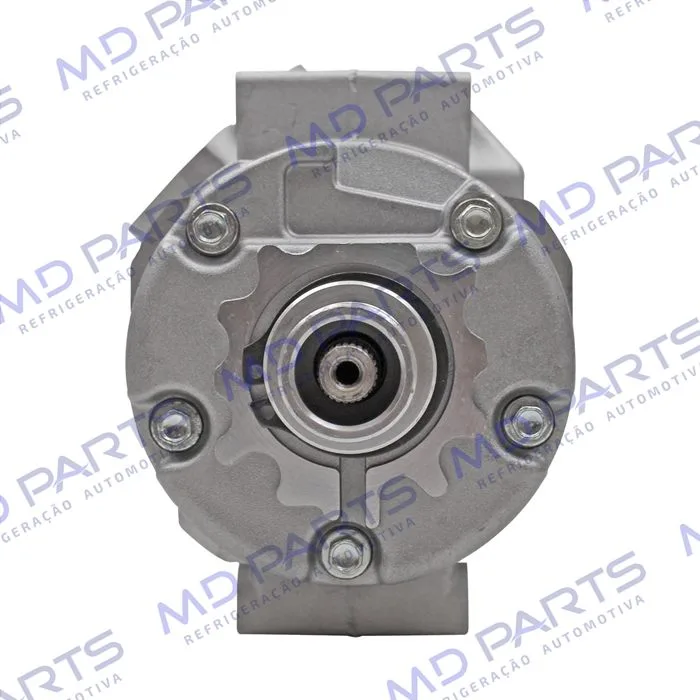Compressor Modelo Denso 10S15 Toyota Hilux SW4 / SRV 2005> / Trator New Holland CNH Setembro 2009> Sem Embreagem — foto 3