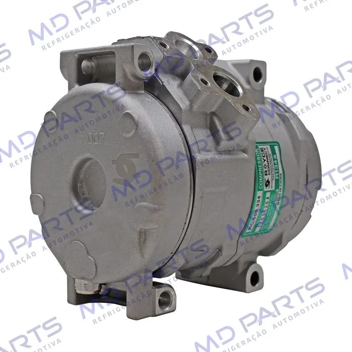 Compressor Modelo Denso 10S15 Toyota Hilux SW4 / SRV 2005> / Trator New Holland CNH Setembro 2009> Sem Embreagem — foto 6