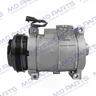 Compressor Modelo Denso 10S17C Caminhão Iveco Daily 2013> - 12 Volts Polia 4pk 110mm OEM: 5801362246