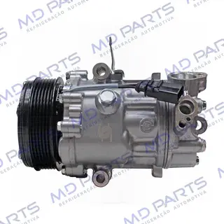 Compressor Modelo Doowon DV9 Volkswagen UP 2014>/ Fox 2011>/ Gol/ Voyage G6 2017> - 12 Volts Polia 6pk 114mm OEM: 5U0820803L