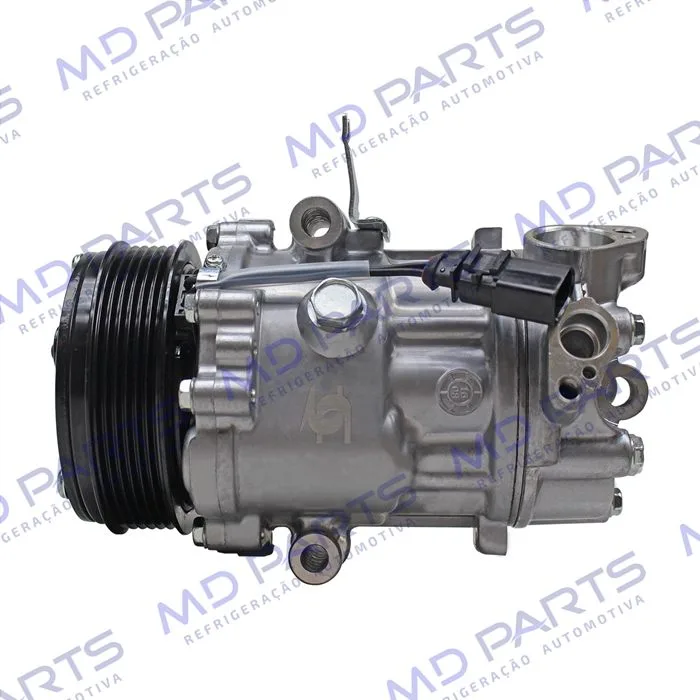 Compressor Modelo Doowon DV9 Volkswagen UP 2014>/ Fox 2011>/ Gol/ Voyage G6 2017> - 12 Volts Polia 6pk 114mm OEM: 5U0820803L