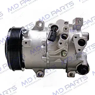 Compressor 6SES14C Toyota Corolla Motor 1.8/2.0 2013> - 12 Volts Polia 6pk 125mm