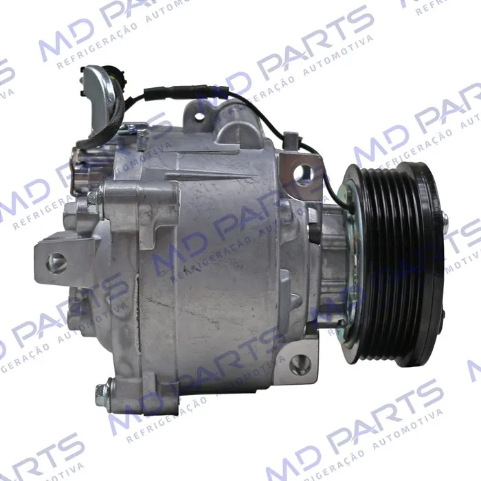 Compressor Modelo Sanden Mitsubishi ASX/ Outlander 2008>/ Lancer 2012>/ Eclipse Cross - 12 Volts Polia 6pk 99mm OEM: 7813A801 — foto 4
