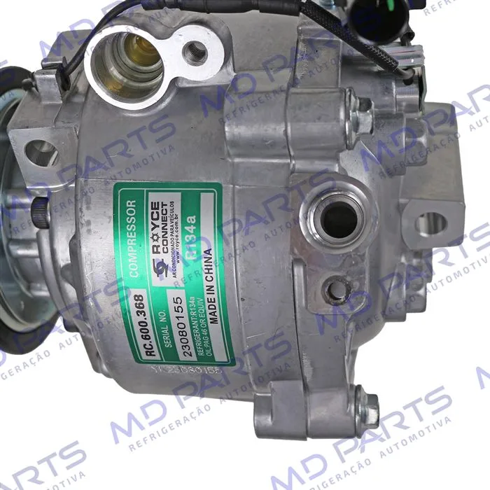 Compressor Modelo Sanden Mitsubishi ASX/ Outlander 2008>/ Lancer 2012>/ Eclipse Cross - 12 Volts Polia 6pk 99mm OEM: 7813A801 — foto 7