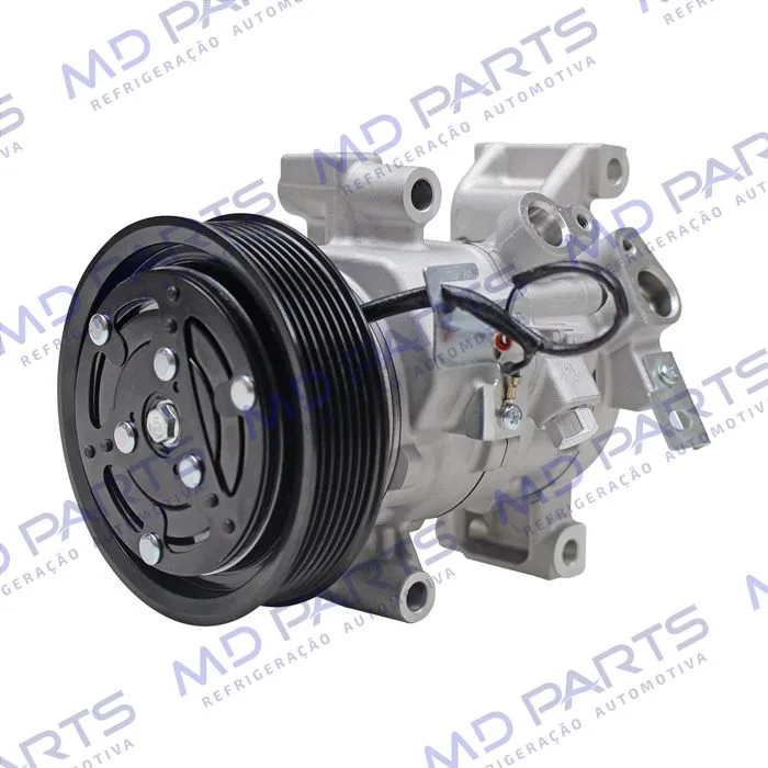 Compressor 10SRE11C Toyota Hilux 2.8 2016> - 12 Volts Polia 7pk 125mm OEM: BC447160-9060 — foto 2