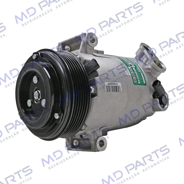 Compressor CVC Fiat Toro 2016>/ Jeep Renegade 1.8/2.0/ Compass Diesel 2016>/ RAM Rampage LARAMIE 2.0T Diesel - 12 Volts Polia 6pk 114mm OEM: 52094150/ 51961724 — foto 2