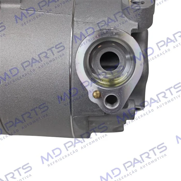 Compressor Modelo CVC Volkswagen Fox 2008>/ Voyage 2008> / Gol G5/G6 Motor 1.0/1.6 Até 2015 - 12 Volts Polia 3pk 110mm OEM: 5U0820803A/ 5U0820803K — foto 9