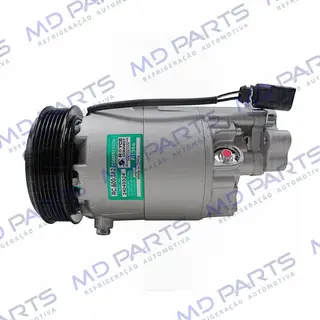 Compressor Modelo Delphi CVC 10063 Volkswagen Golf/ Audi A3 1.8/ 2.0 135cc - 12 Volts Polia 6pk 115mm