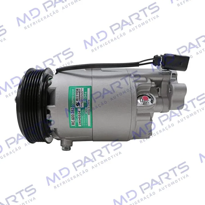 Compressor Modelo Delphi CVC 10063 Volkswagen Golf/ Audi A3 1.8/ 2.0 135cc - 12 Volts Polia 6pk 115mm