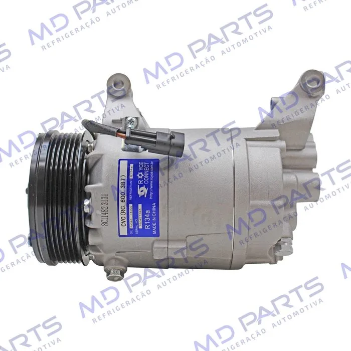 Compressor CVC Fiat Palio/ Doblo/ Strada Locker/ Stilo/ Punto 1.6/1.8 Motor Tritec E-Torq 2009> - 12 Volts Polia 6pk 109mm