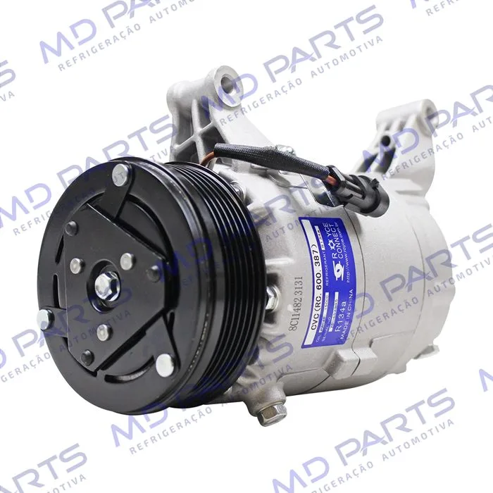 Compressor CVC Fiat Palio/ Doblo/ Strada Locker/ Stilo/ Punto 1.6/1.8 Motor Tritec E-Torq 2009> - 12 Volts Polia 6pk 109mm — foto 2