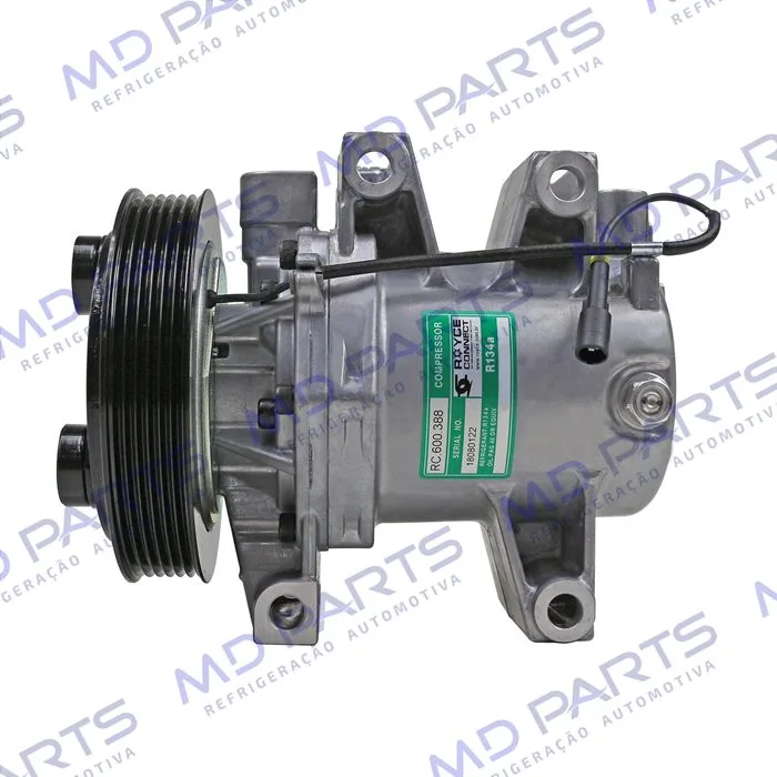 Compressor Chevrolet S10 2.4 Flex 2013> - 12 Volts Polia 6pk 138mm OEM: 52063997/ 52045970/ 52069458