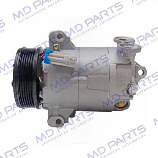 Compressor Modelo Delphi CVC 20021 Chevrolet Vectra 2002 Até 2006 Opcional 1996 Até 2001 125cc - 12 Volts Polia 6pk 109mm OEM: 93381629