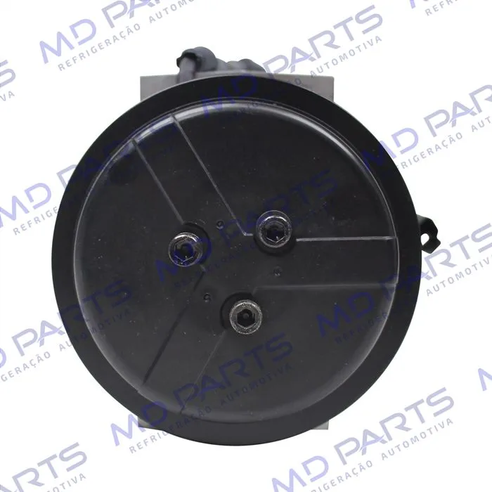 Compressor 7H15 SANDEN Original 8044/ 8242/ 8112/ 6028/ 8176 Caminhão NH 1999 Até 2006/ FH/ FM 1998 ATé 2007 Caminhão VM Todos / Máquina Volvo - 24 Volts Polia 8pk 132mm OEM: 11412631 — foto 3