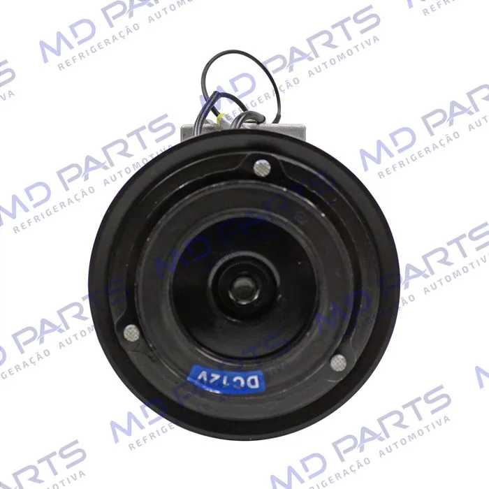 Compressor 10S15 Toyota Hilux Diesel SW4/SRV 2005>/ Trator New Holland CNH Setembro 2009> - 12 Volts Polia 7pk 120mm OEM: 87342868 — foto 3