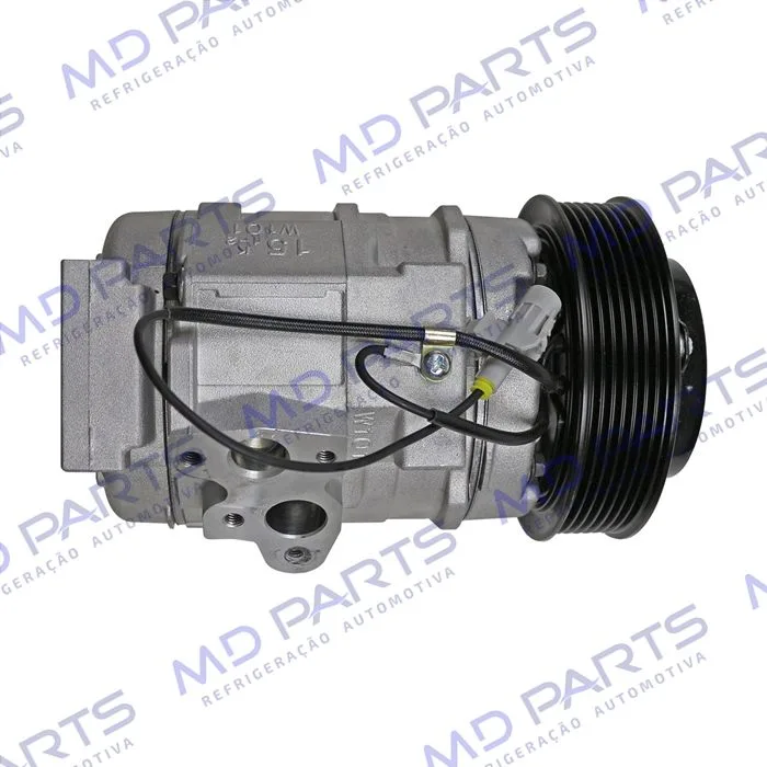 Compressor 10S15 Toyota Hilux Diesel SW4/SRV 2005>/ Trator New Holland CNH Setembro 2009> - 12 Volts Polia 7pk 120mm OEM: 87342868 — foto 9
