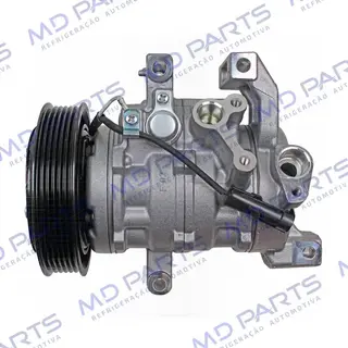 Compressor Modelo Denso Honda Civic Motor 1.8/2.0 2009 Até 2014 - 12 Volts Polia 6pk 120mm