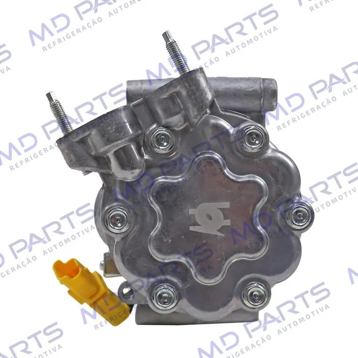 Compressor Modelo Sanden Peugeot 206 / 207/ Citroën C3 Motor 1.4 2007 Até 2012 Câmbio Manual - 12 Volts Polia 6pk 119mm — foto 6