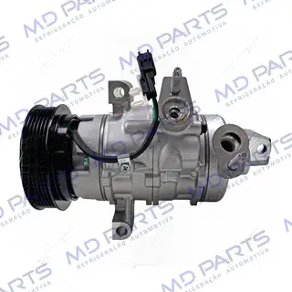 Compressor Ford Ka Motor 1.0 3 Cilindros 2015> - 12 Volts Polia 6pk OEM: H6BH-19D629-CB