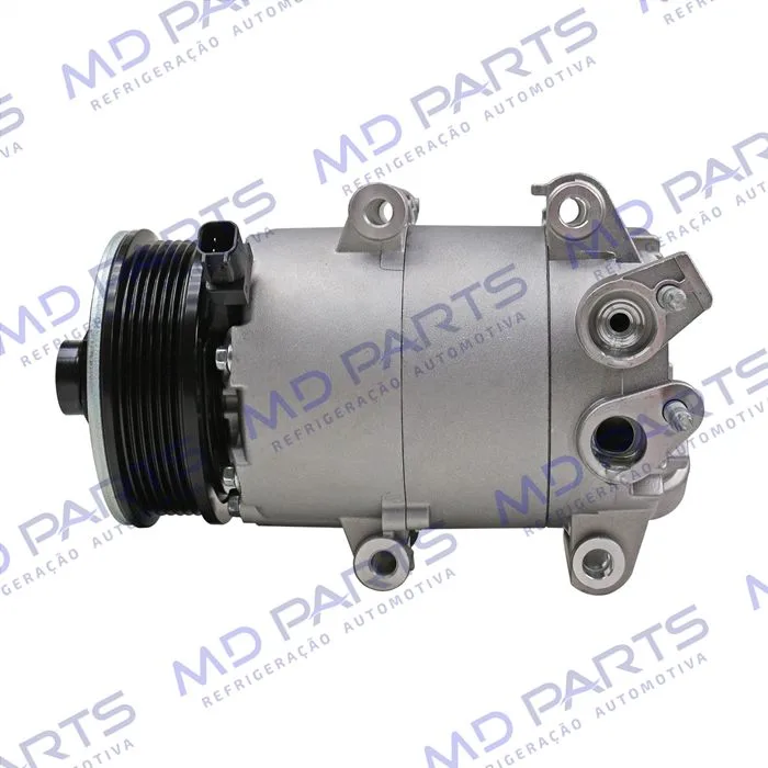 Compressor Ford Fiesta 1.5/ 1.6 2013 Até 2017 / EcoSport 1.6 Sigma 2013 Até 2017 - 12 Volts Polia 6pk 108mm OEM: AV11-19D629-BB / AV11-19D629-BC