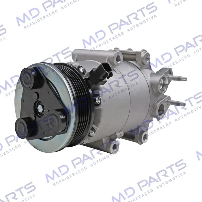 Compressor Ford Fiesta 1.5/ 1.6 2013 Até 2017 / EcoSport 1.6 Sigma 2013 Até 2017 - 12 Volts Polia 6pk 108mm OEM: AV11-19D629-BB / AV11-19D629-BC — foto 2